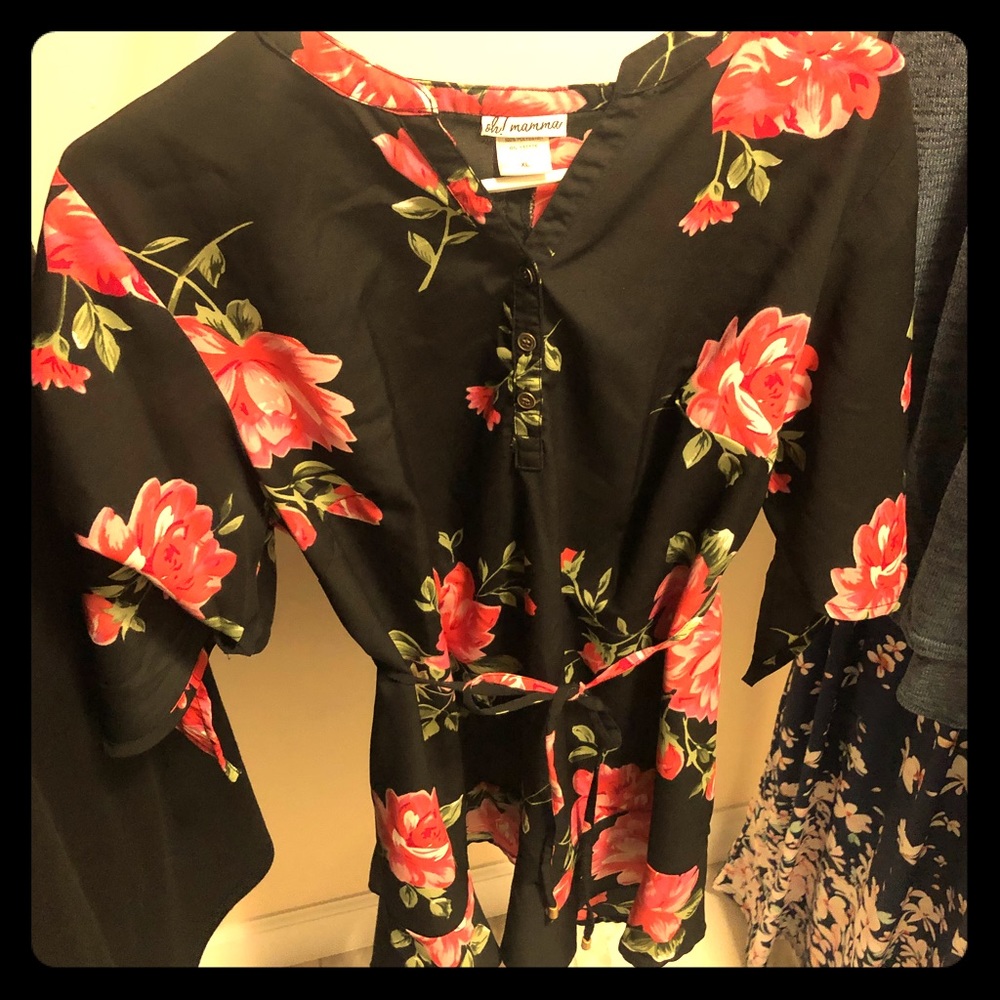 Oh! Mamma maternity shirt